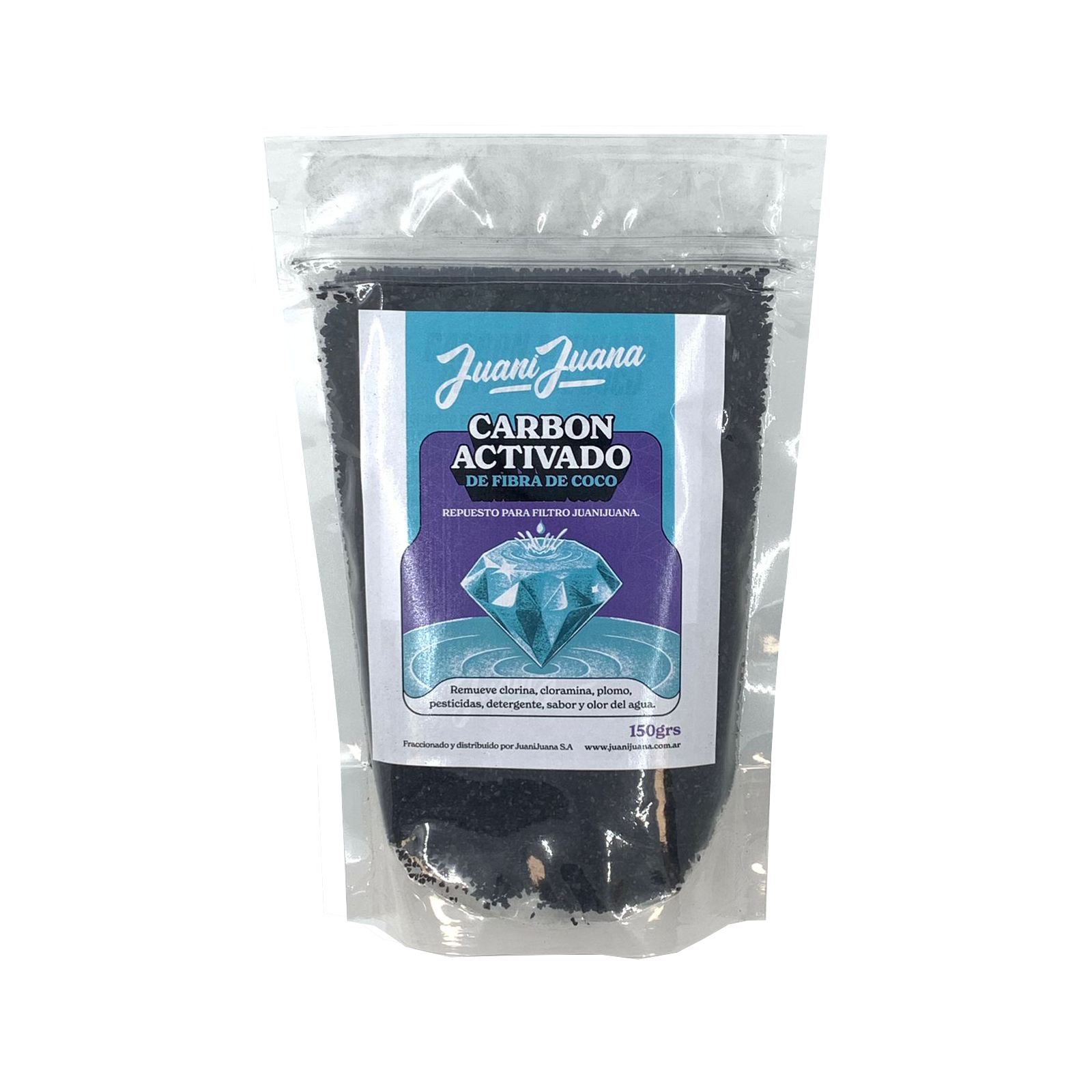 Repuesto Carbon Activado 150gr Juani Juana