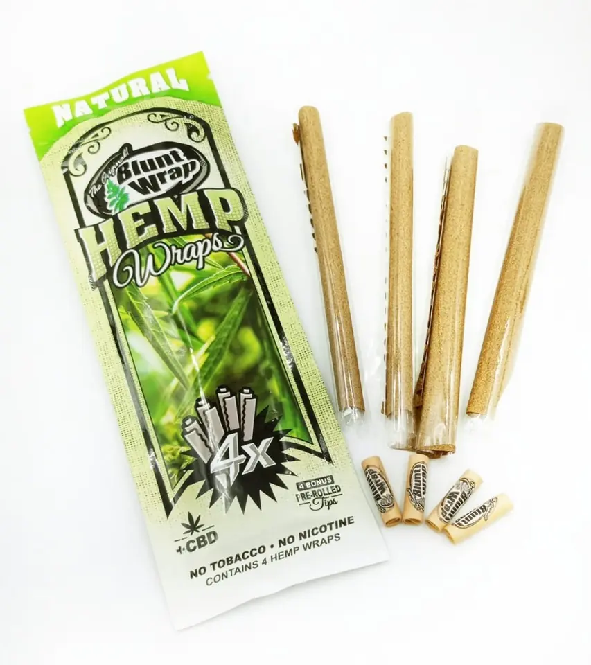 Blunt Wrap Natural Flavors y Tips x4