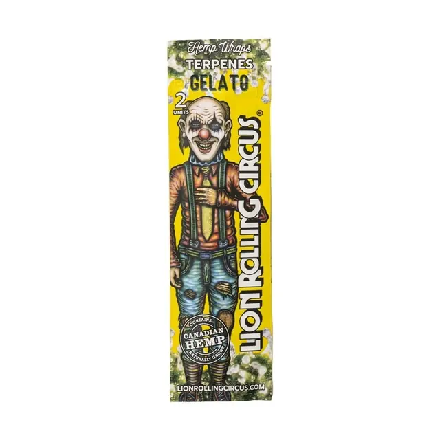 Blunt x2 Con Terpenos Lion Rolling Circus Gelato