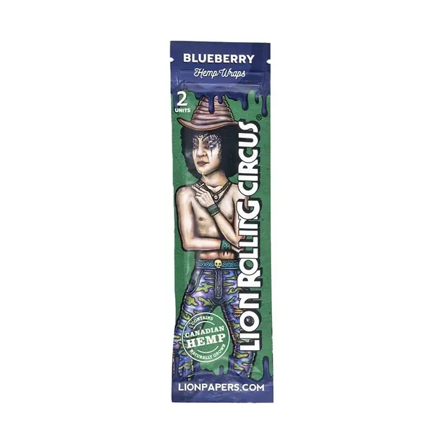 Blunt Wrap Lion Rolling Circus Blueberry x2