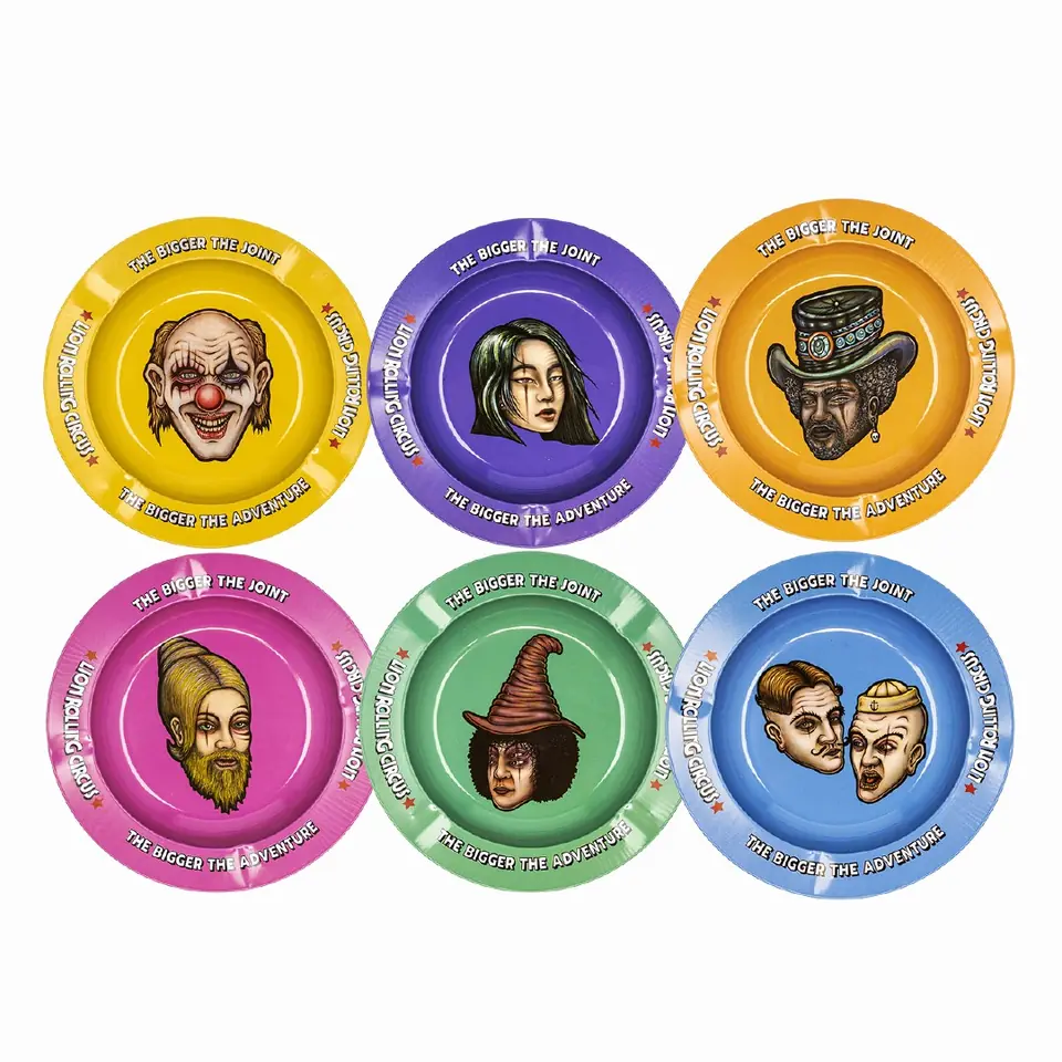 Cenicero De Metal Lion Rolling Circus