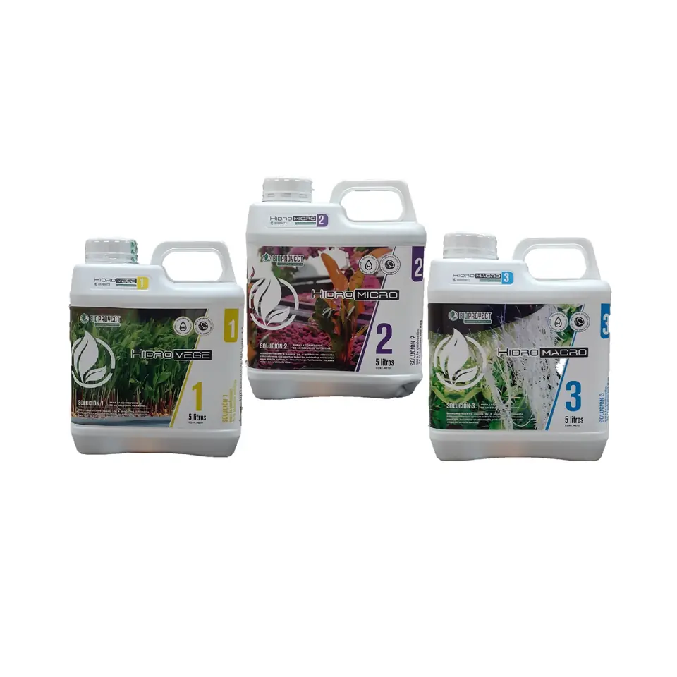 Hidronutrientes 1,2,3 20lts Bioproyect