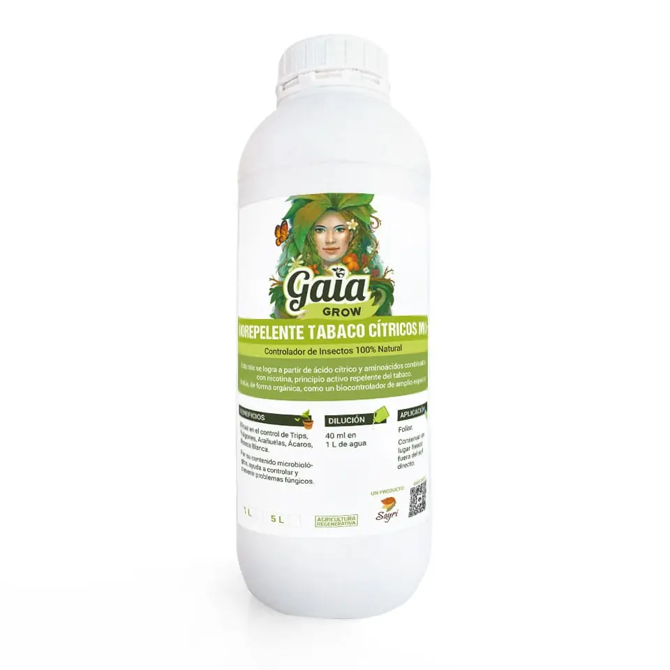 Biorepelente Tabaco Citricos Mix 1ltr Gaia Fertil