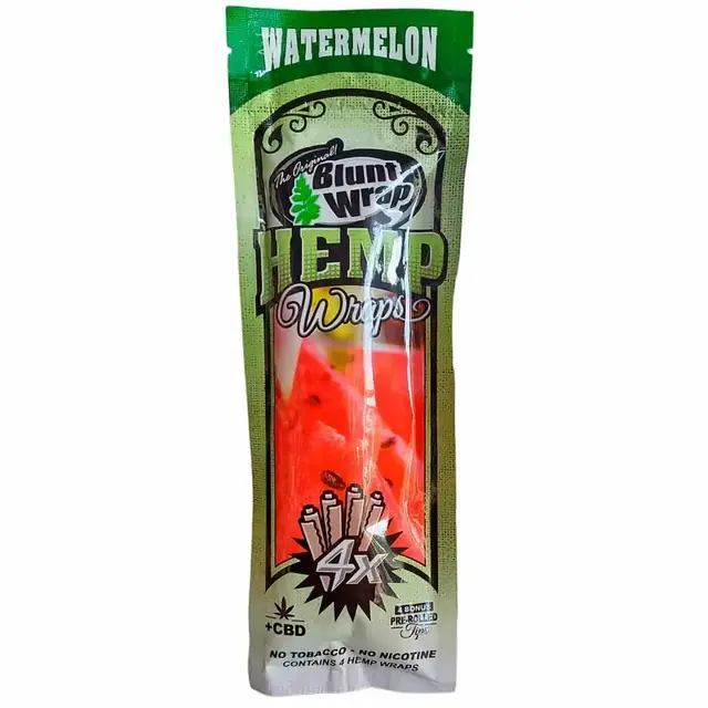 Blunt Wrap Watermelon y Tips x4