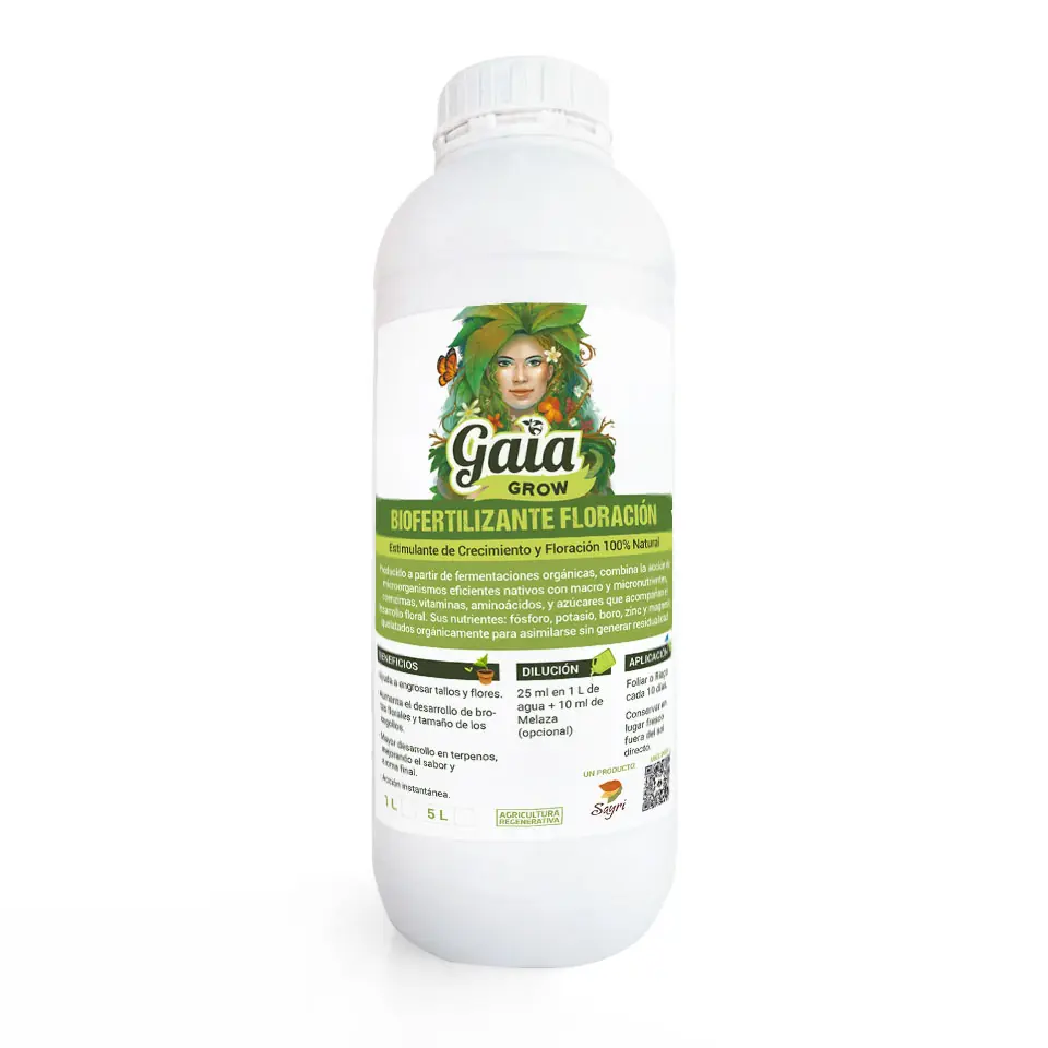 Biofertilizante Floracion 1ltr Gaia Fertilizantes