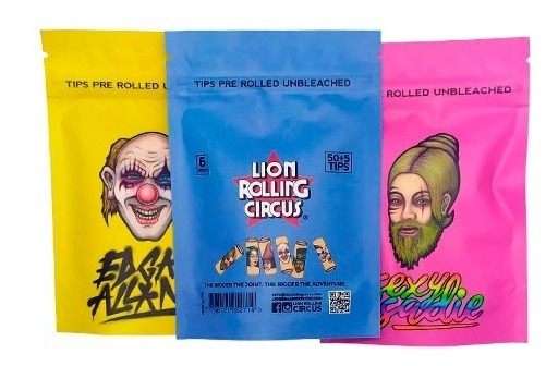 Tips Pre Rolados x55 Lion Rolling Circus