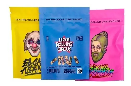 Tips Pre Rolados x55 Lion Rolling Circus