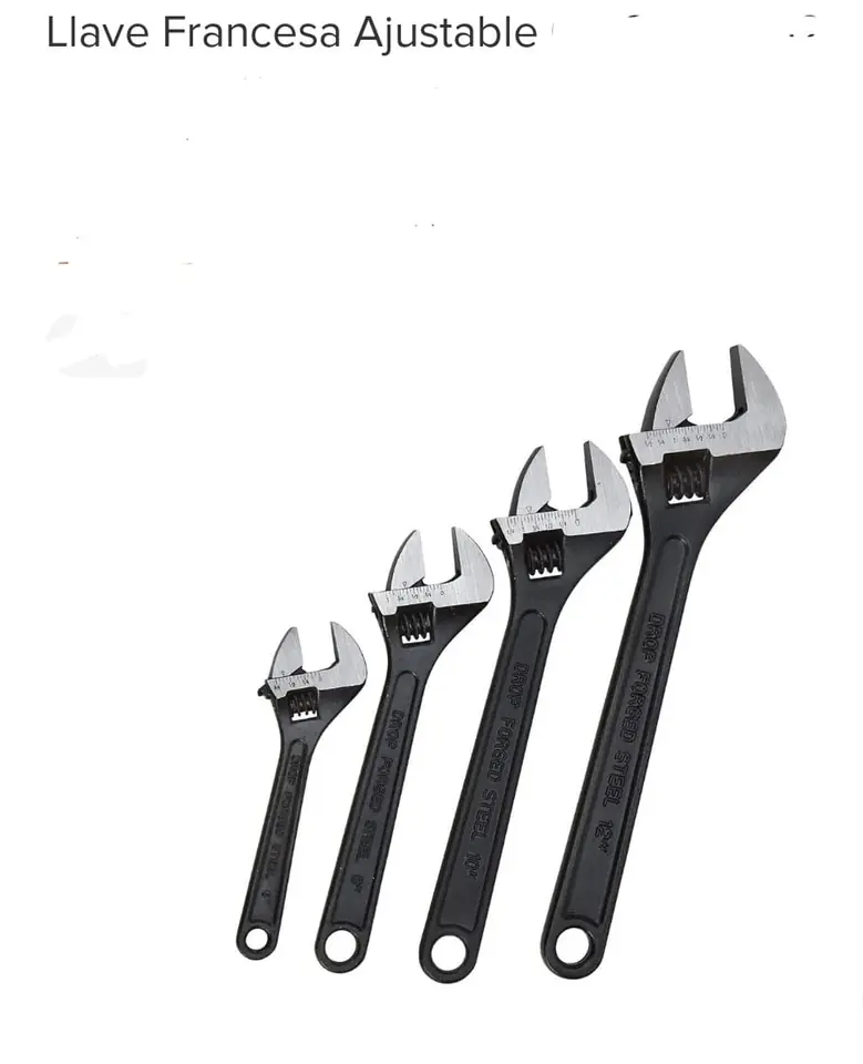 LLAVE FRANCESA FOSFATIZADA REFORZADA 10" (U370)