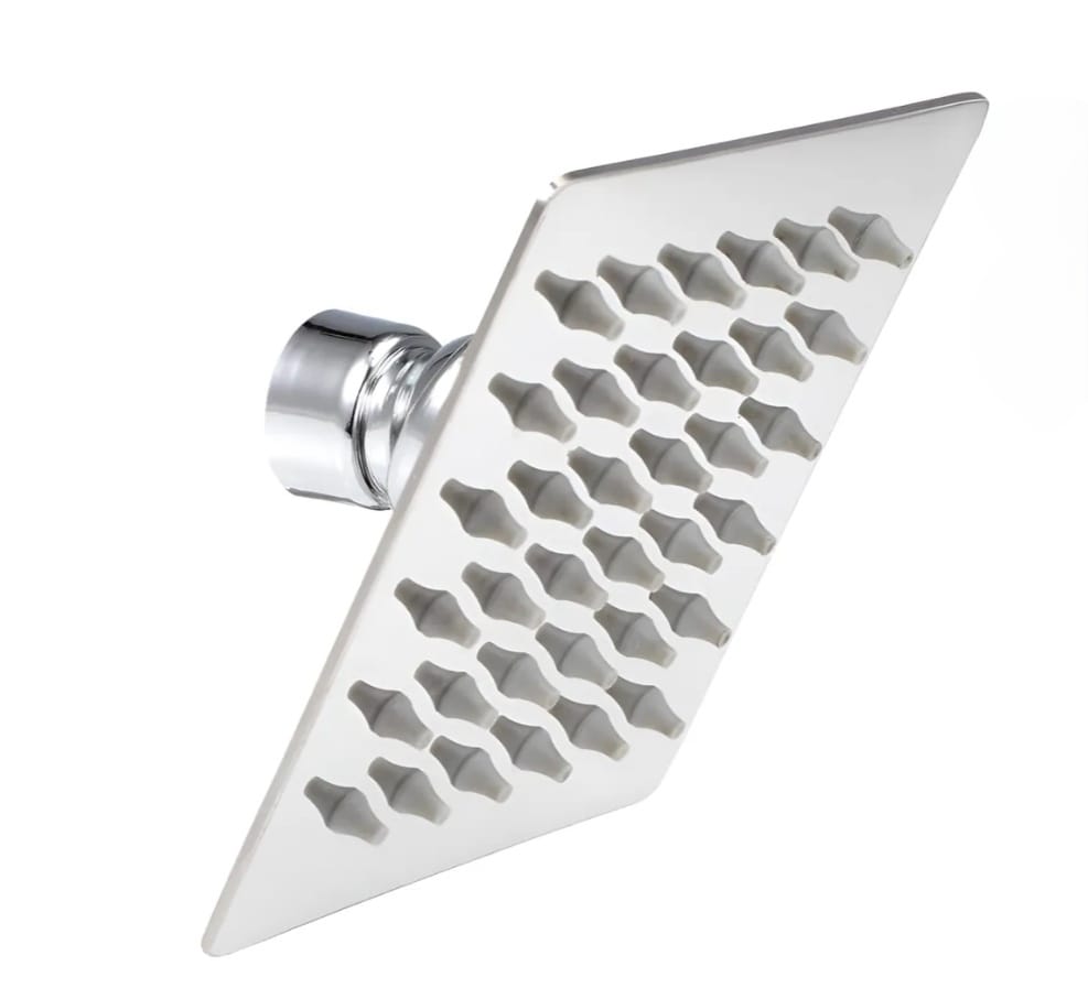 FLOR DUCHA CUADRADA 10X 10 METAL (U165)