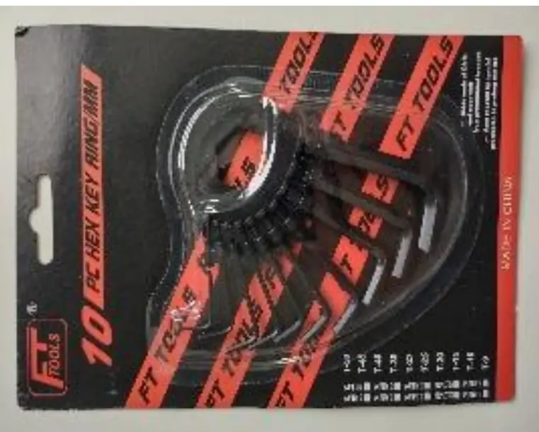 LLAVE TORX X10 PCS LLAVERO ECO (U105)