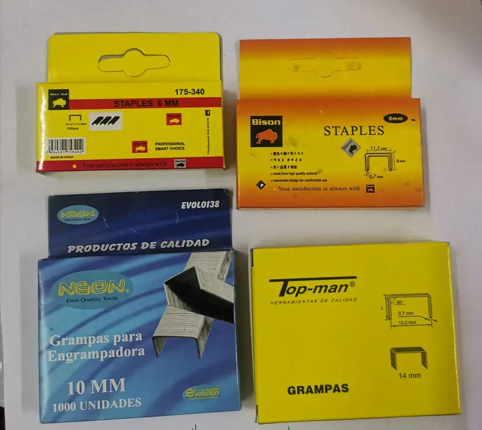 GRAMPAS PARA ENGRAMPADORA X1000PCS 10MM (U060)