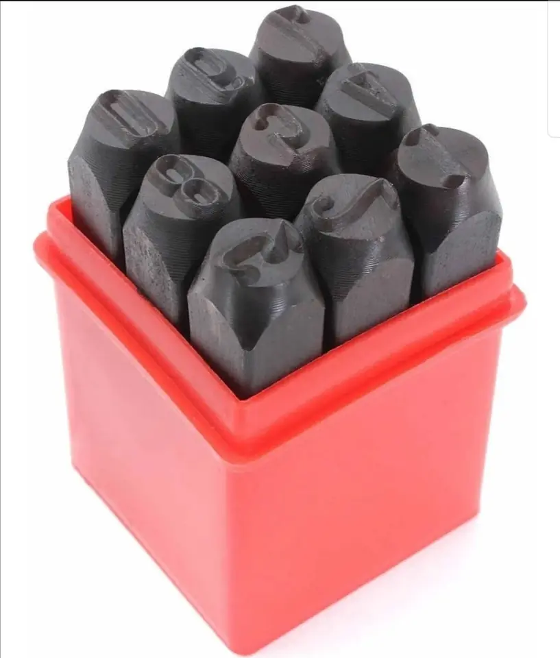 NUMEROS GOLPE SET X 9PZS 3MM (U200)