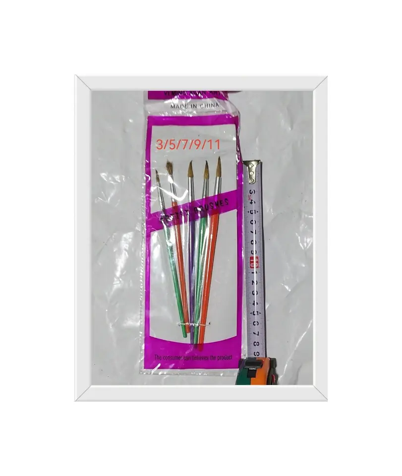 PINCELES ARTISTICOS PUNTAS X 5 PCS 3/5/7/9/11MM (U065)