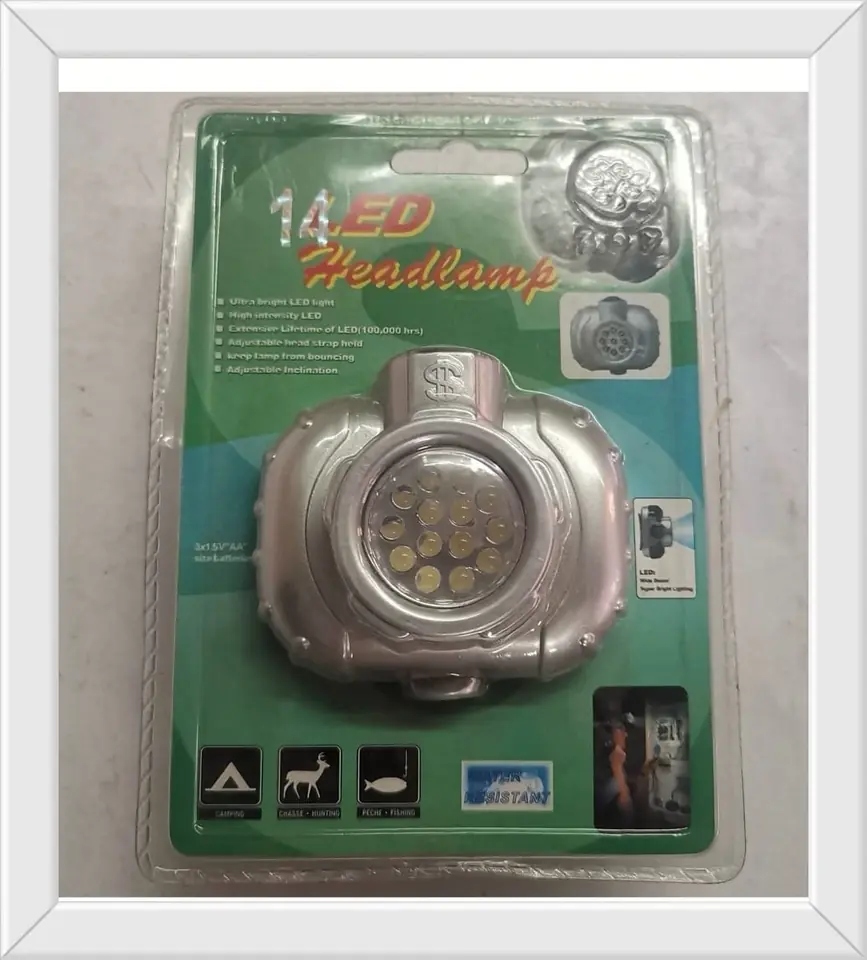 LINTERNA MINERA 14 LED (U180)