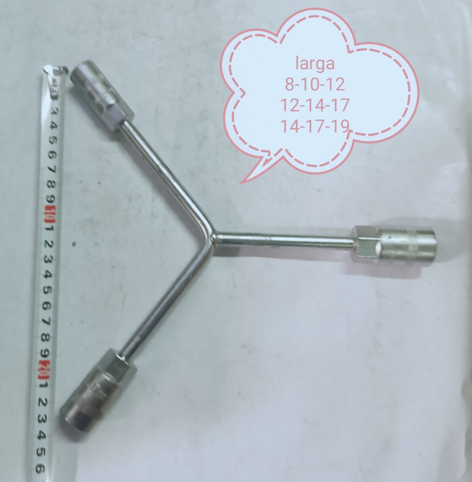LLAVE Y LARGA 14-17-19 MM(U230)