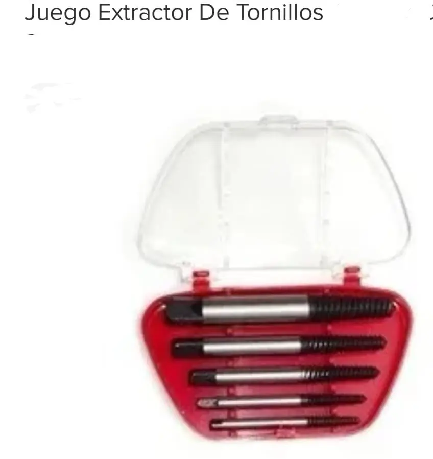 EXTRACTOR DE TORNILLOS X 5PZS(U140)
