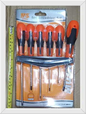 DESTORNILLADOR X 6PCS MS7522 (U450) (LIQUIDA)