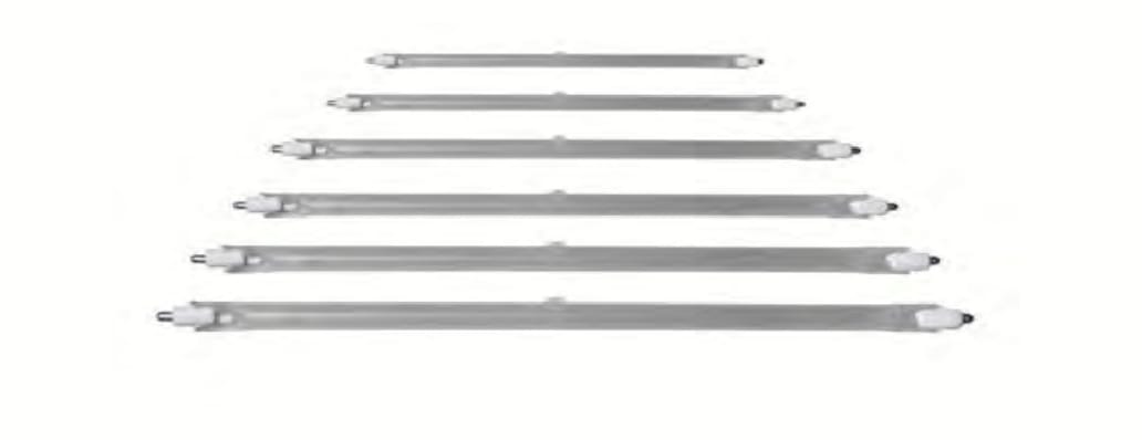 TUBO HALOGENA 400W PARA ESTUFA HALOGENA 18CM (U150)