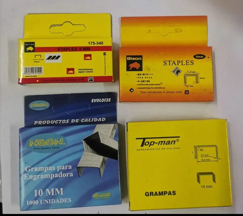 GRAMPAS PARA ENGRAMPADORA X1000PCS 4MM(U045)