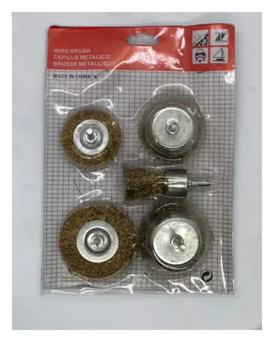 CEPILLO PARA TALADRO X 5PZS ECO (U260) (LIQUIDA NETO )
