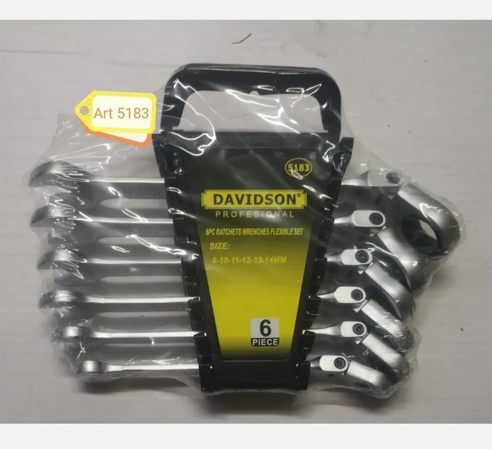 LLAVES CRIQUET MOVIL DAVIDSON CROMO VANADIO X 6 PZS (U3200)