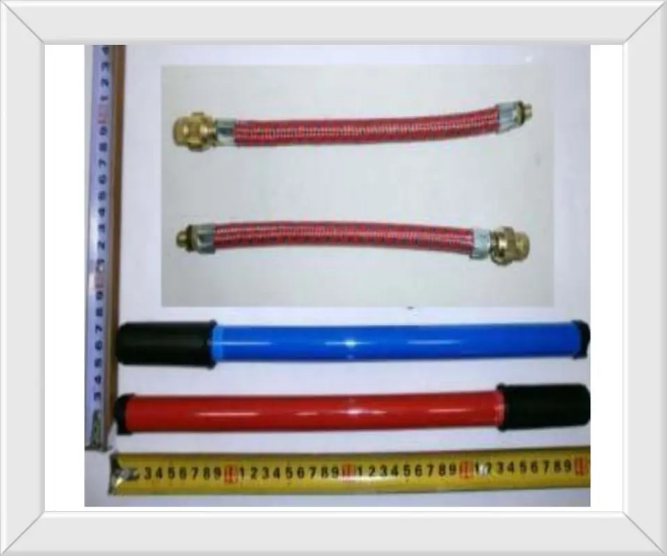 Inflador para bici pvc con manguerita (U115)