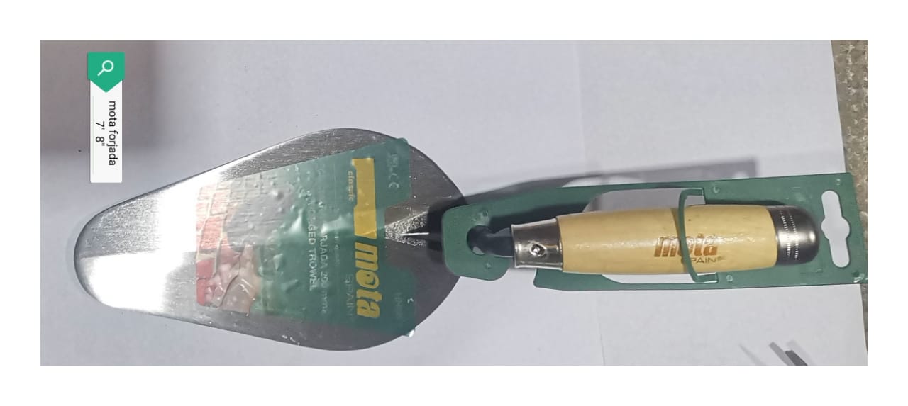 CUCHARA ALBAÑIL FORJADA MOTA 8" (U1500)