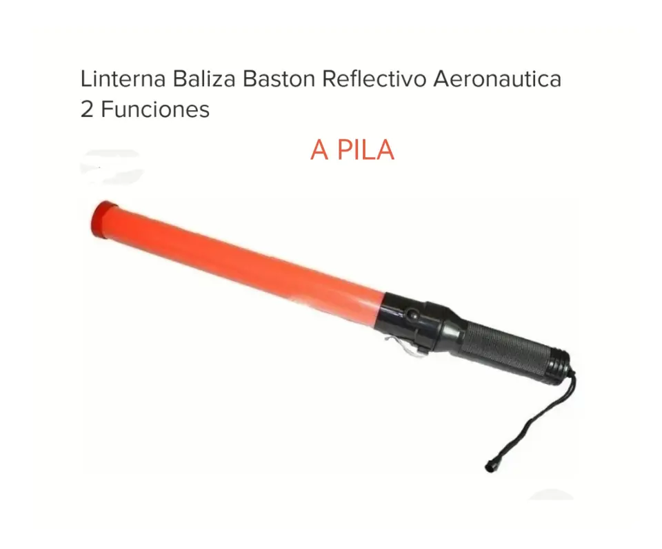 LINTERNA BALIZA A PILA LARGA (u550)