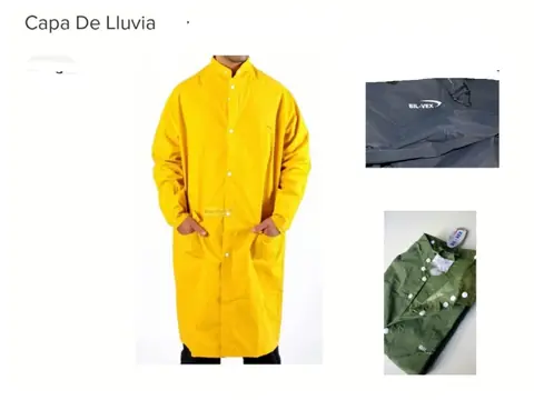CAPA LLUVIA REFORZADA AZUL /AMARILLA/VERDE BILLVEX (u700) (LIQUIDA)