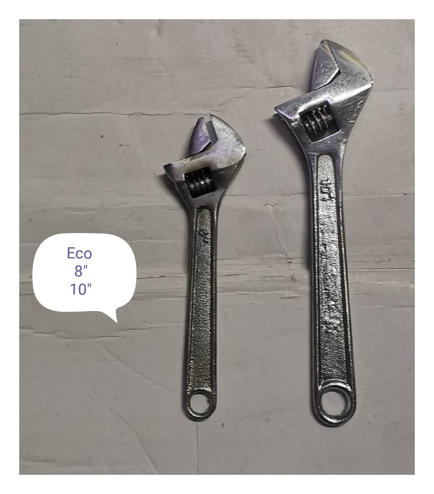 LLAVE FRANCESA CROMADA 10" ECO (U340)