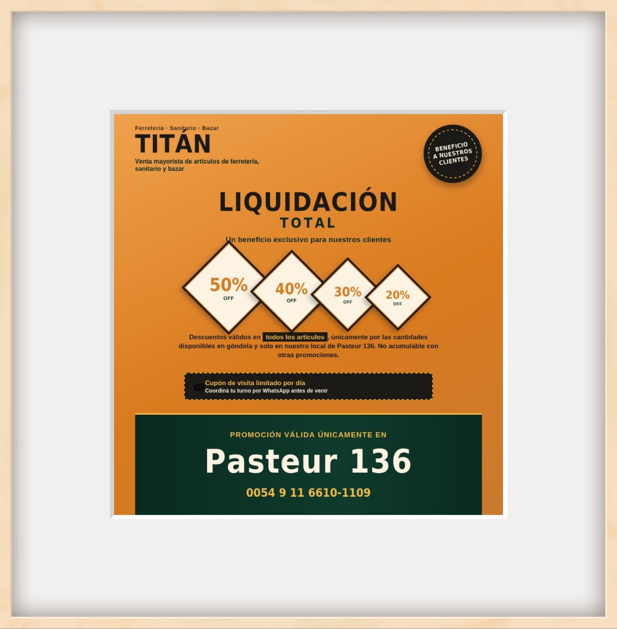 LIQUIDACION PASTEUR 136 (NETO)