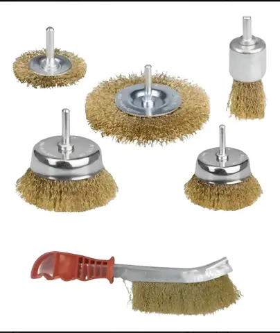 CEPILLOS PARA TALADROS SET 6 PIEZAS (U350) (LIQUIDA)