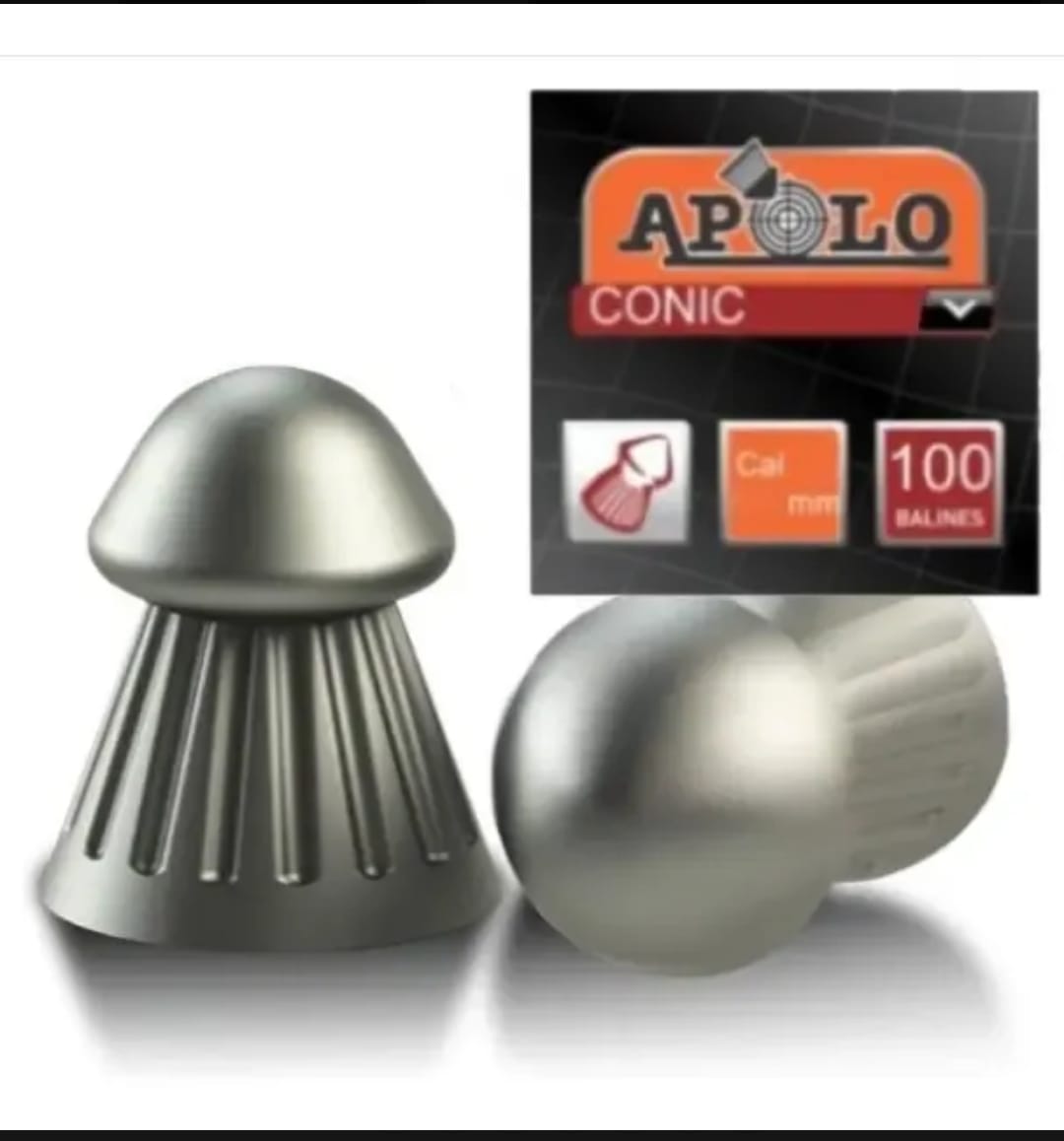 BALINES COPITA 4,5MM 240 CAJITAS X 100 UNIDADES -PROMO X BULTO