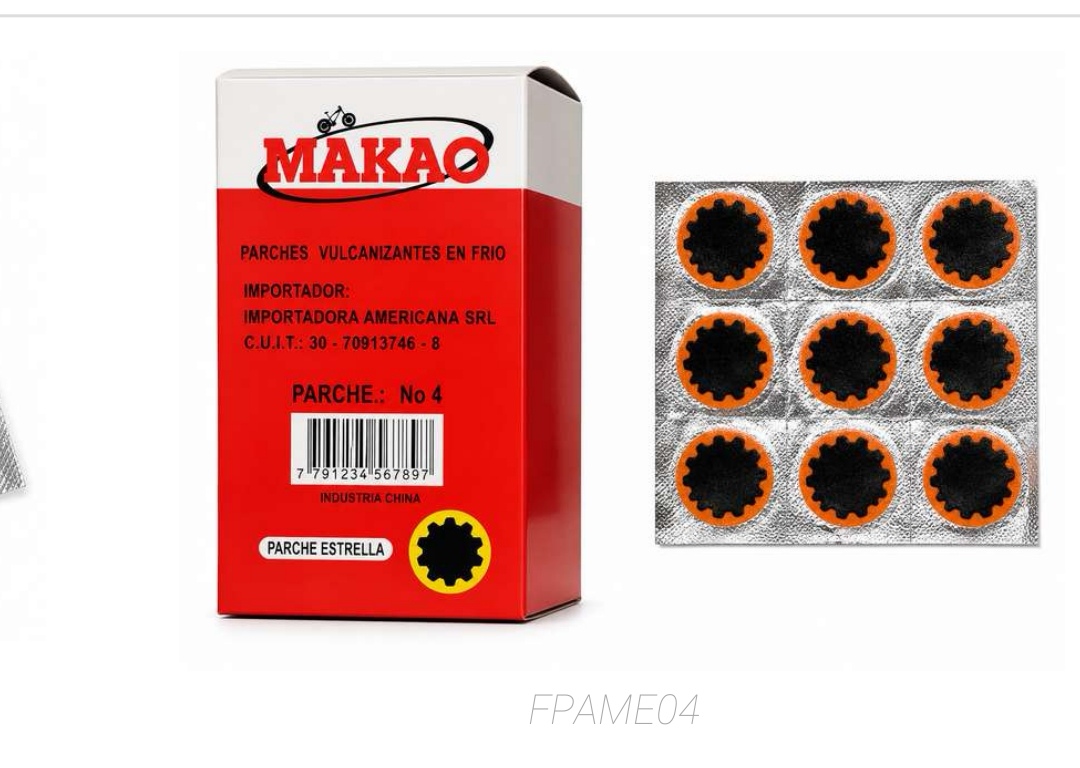 PARCHE MACAO NO4 X 50PCS (U190) (LIQUIDA)