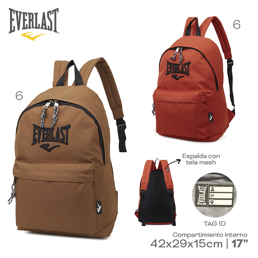 Mochila Everlast 17" - 42x29x15cm