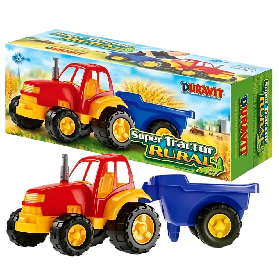 213 TRACTOR GRANDE CON ACOPLADO  DURAVIT (Caja 1)  (+video)