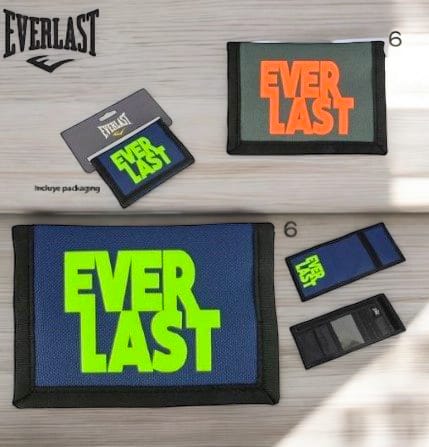 26647 - BILLETERA EVERLAST NÁUTICAS , COMPARTIMIENTOS INTERNOS CIERRE CON ABROJO E INCLUYE PACKAGING IDEAL PARA EXHIBICIÓN, 100% NYLON, 12.50 X 27 CM