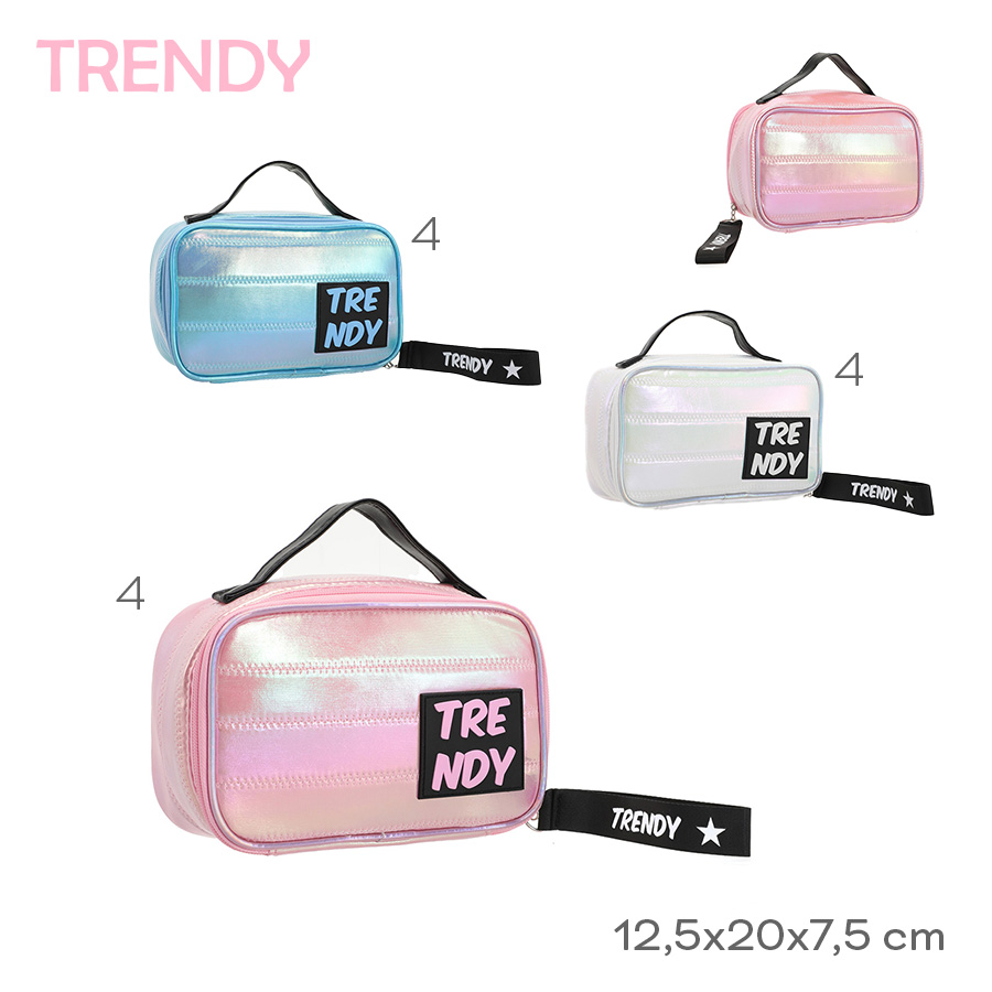 Portacosméticos Trendy Nylon 20x12,5x7,5cm Marroquinería