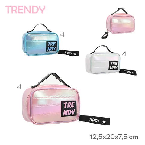 Portacosméticos Trendy Nylon 20x12,5x7,5cm Marroquinería