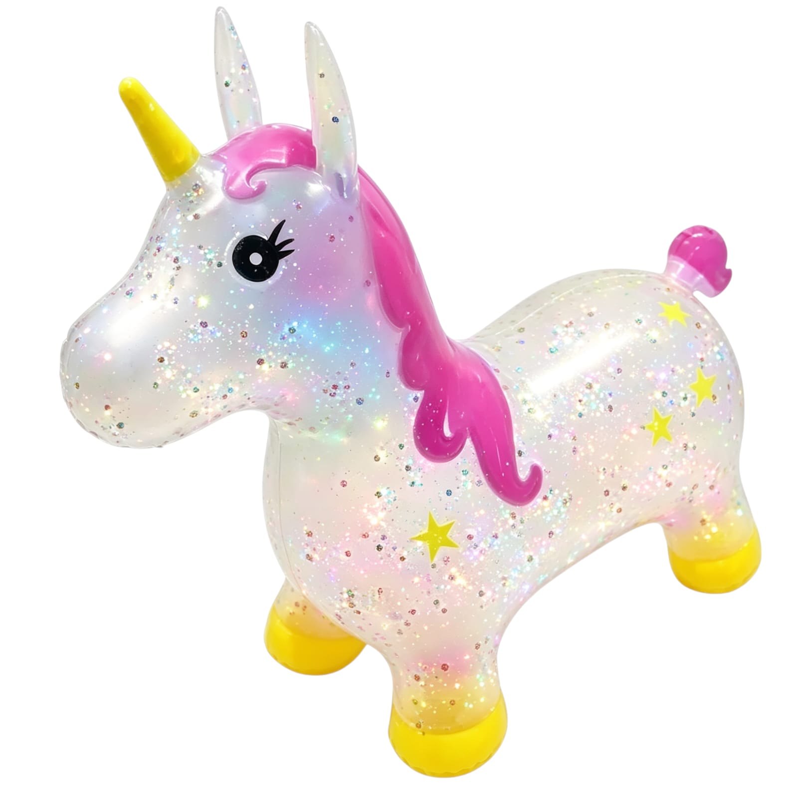 *56108-SALTARIN INFL UNICORNIO TRANSP 1300GR 65X25X50 +INFO+FOTOS