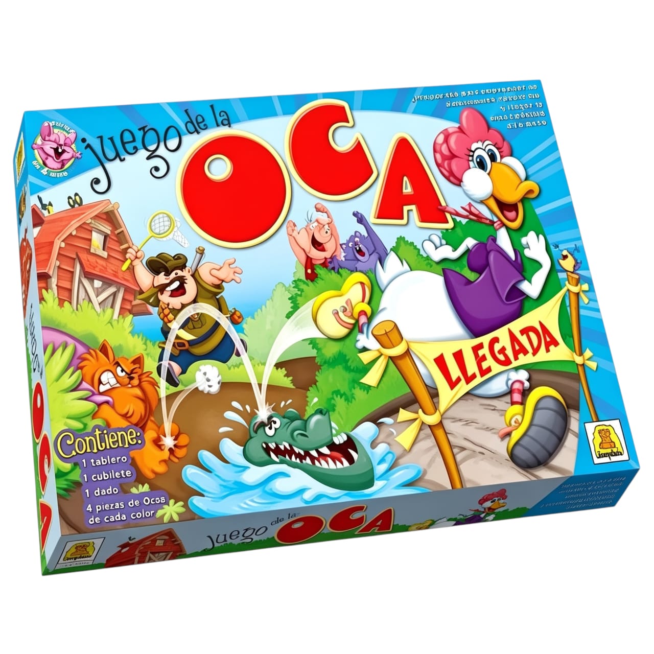 IM11 - Juego de la Oca . LINEA DE LUJO  Participantes: 2 a 4 jugadores Edad: a partir de 4 años Medidas de la caja 37.7 x 22,4 x 3,7 cm Juego de tablero con recorrido y prendas. Linea de lujo.JUEGO TRADICIONALES (CAJA X6) (+INFO PDF)