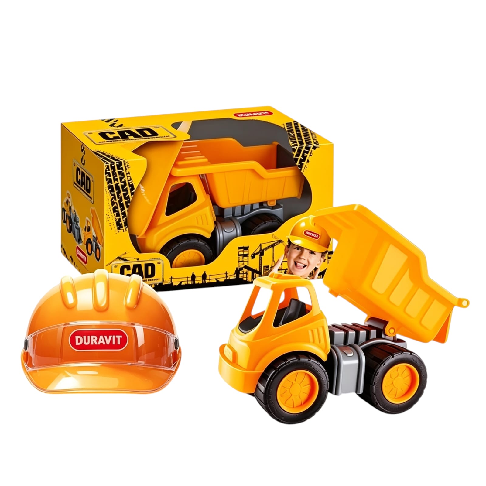235 - Camion Volcador Cad  C/Casco  MEDIANO DURAVIT  (CAJAX8)  (+FOTO)