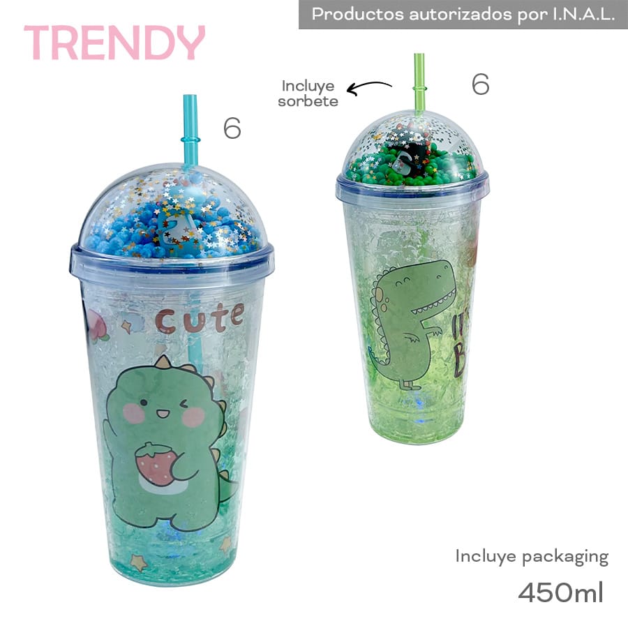17391 - Vaso Trendy T2, 450ML (+FOTOS+VIDEO+INFO)  Info: Incluye sorbete y packaging  Composición: AS