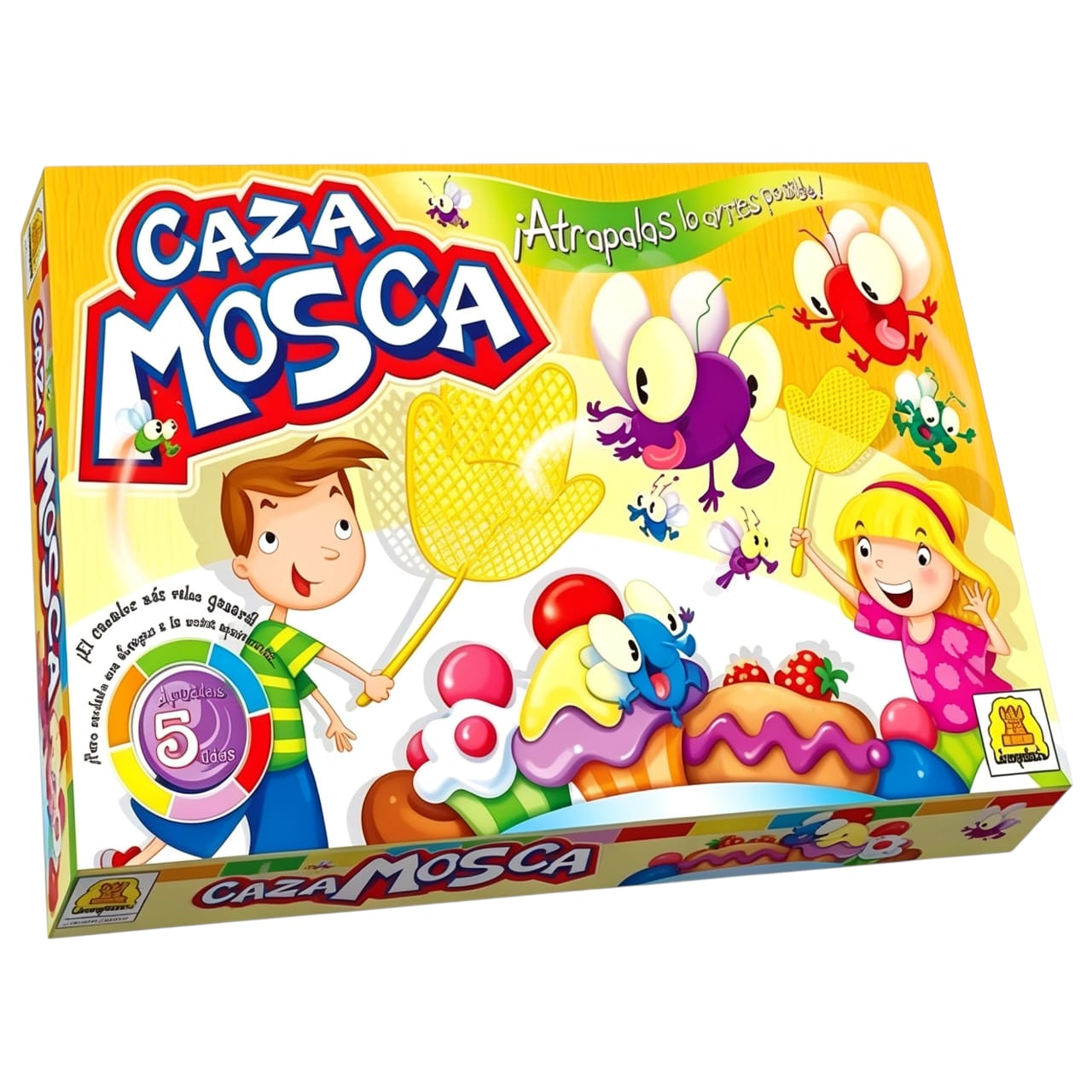 IM20 - Caza Mosca .IMPLAS No Tradicionales CAJAX8 ,. Participantes: 2 a 4 jugadores Edad: a partir de 5 años Medidas de la caja 34.5 x 22.4 x 4.4 cm Juego de tablero. ¡ A poner en acción tu velocidad ! ¡ Quien atrape mas moscas ganará el juego ! (+INFO PDF)