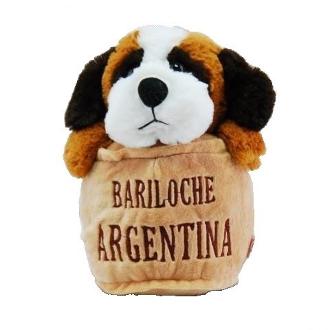 12084M  PERRO SAN BERNARDO 12" C/BARRIL