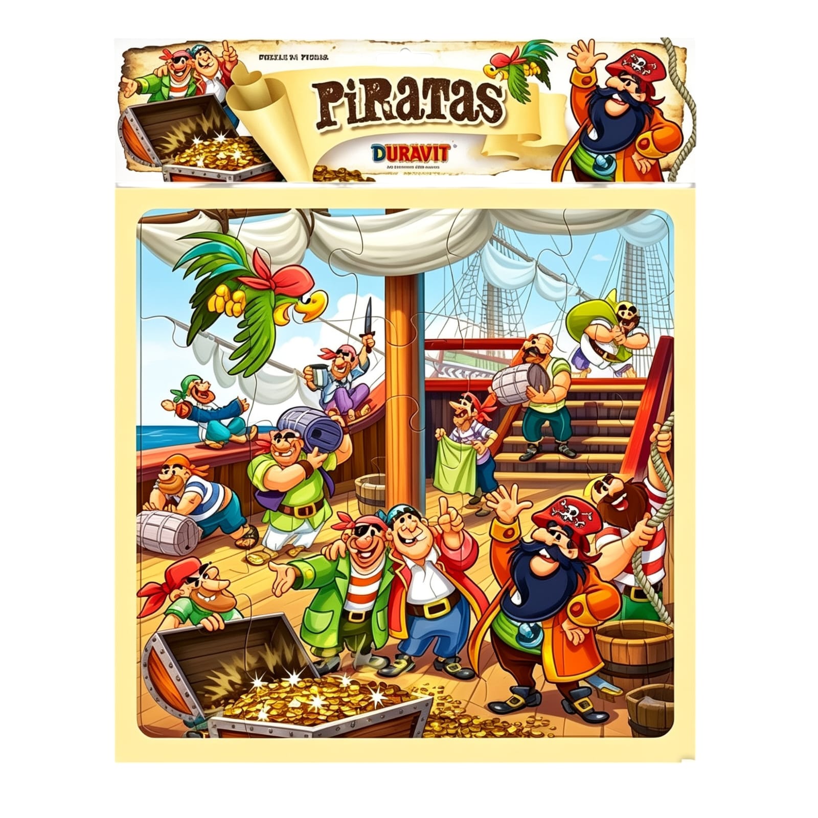 48 PUZZLE PIRATA  DURAVIT (Caja 36)