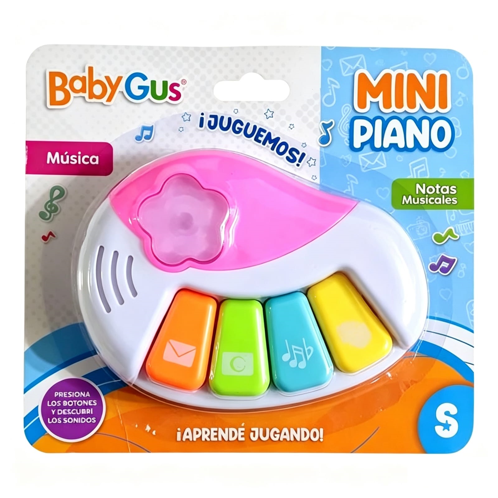 51180 - PIANO INTERACTIVO CON LUZ Y SONIDOS A PILA  17X15X5 (+FOTOS)