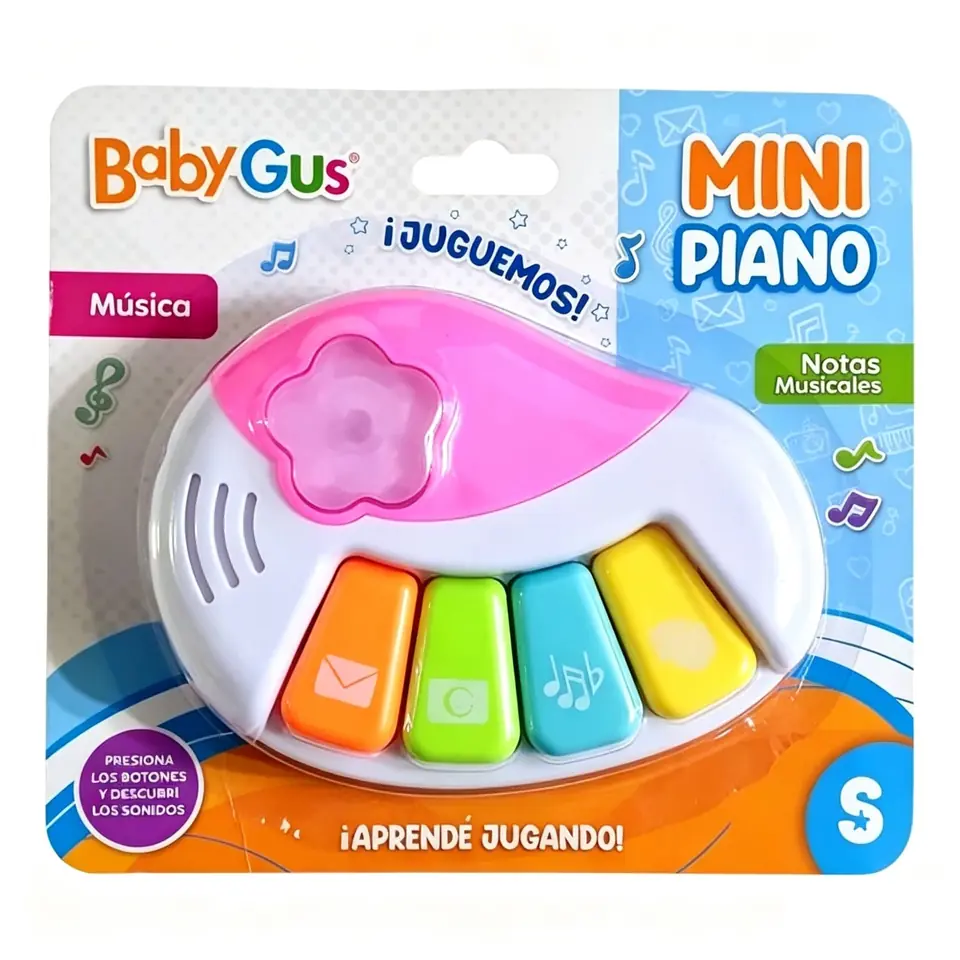 51180 - PIANO INTERACTIVO CON LUZ Y SONIDOS A PILA  17X15X5 (+FOTOS)