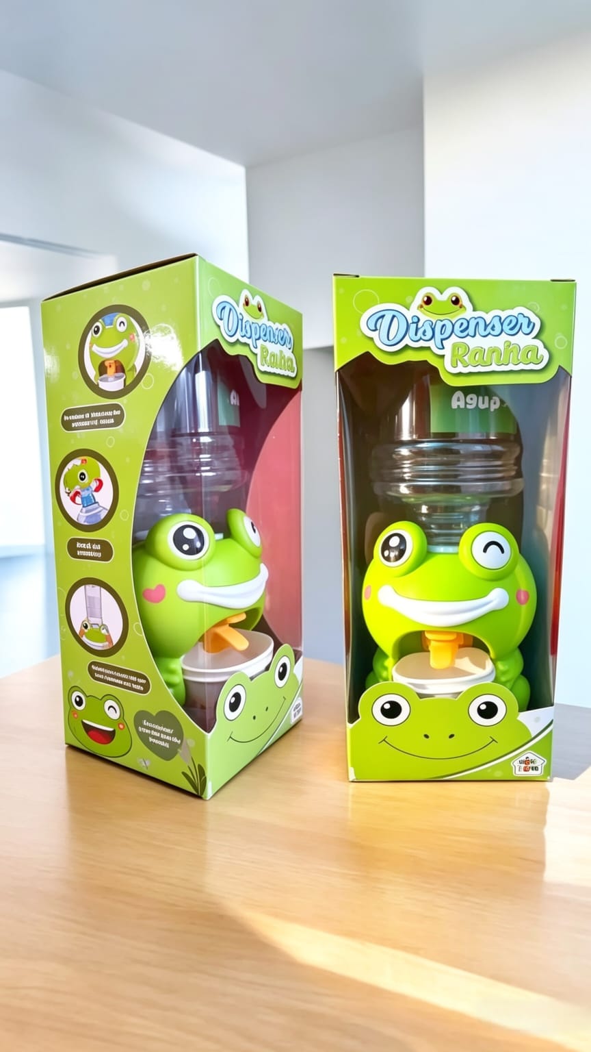 *55110- DISPENSER DE AGUA RANA 11X23X9  +INFO+FOTOS