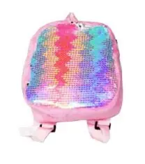 16002 - MOCHILA DE LENTEJUELAS MULTICOLOR 21X18X7 CM   POLYESTER